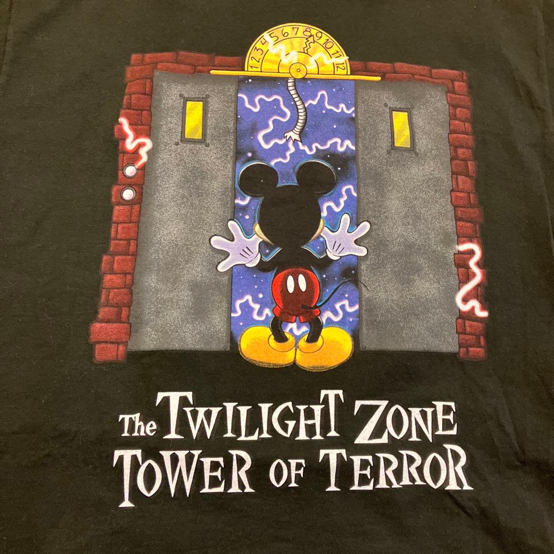 90年代ヴィンテージ Tシャツ Disney トワイライトゾーンタワーオブテラー
