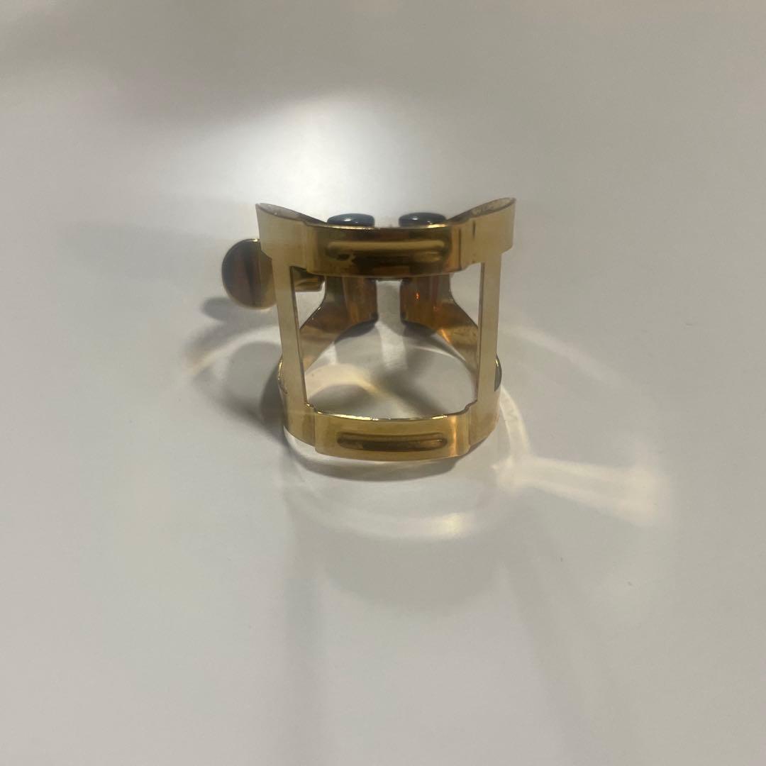 バンドレン アルトサックスリガチャー M/O ゴールド（24kメッキ）