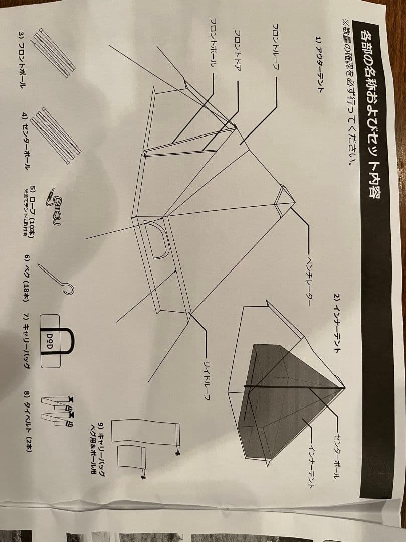 【未使用】DODショウネンテントtcとオーマイタープtc
