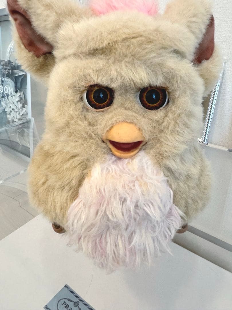 レア2005年ファービー2 ベージュピンク可動確認済み　美品