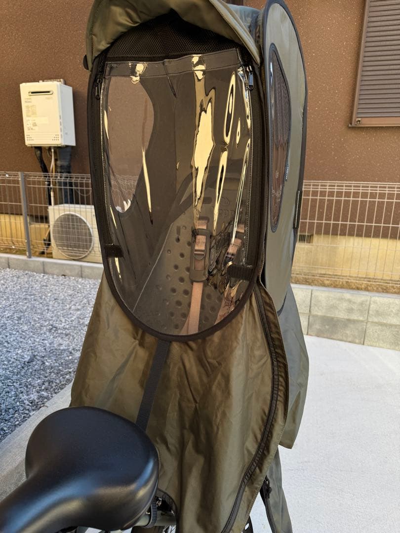 き*ん様 【norokka】 自転車 子供乗せ レインカバー 後 チャイルドシー