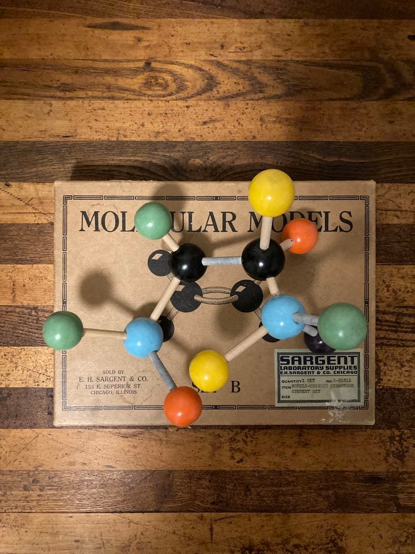 40s 50s vintage 分子モデルキット アトミック