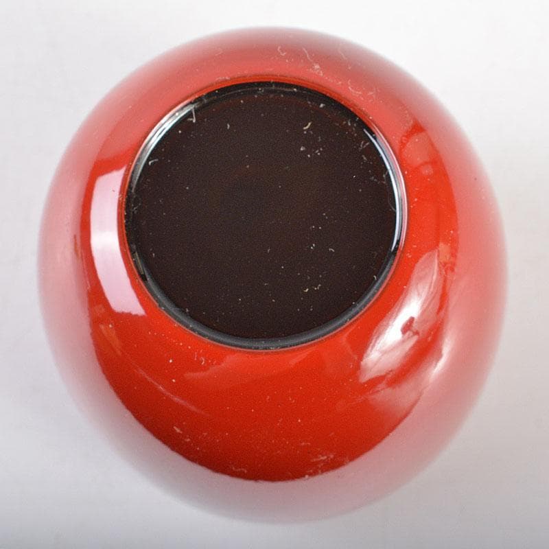 茶道具　加賀蒔絵師　目代春帆作　朱塗　棗　共箱　V　R5461