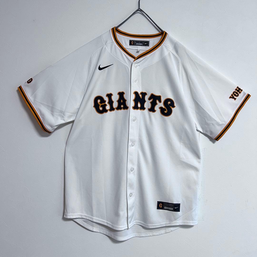 極美品 NIKE 読売ジャイアンツ レプリカユニフォーム 優勝記念 門脇 L
