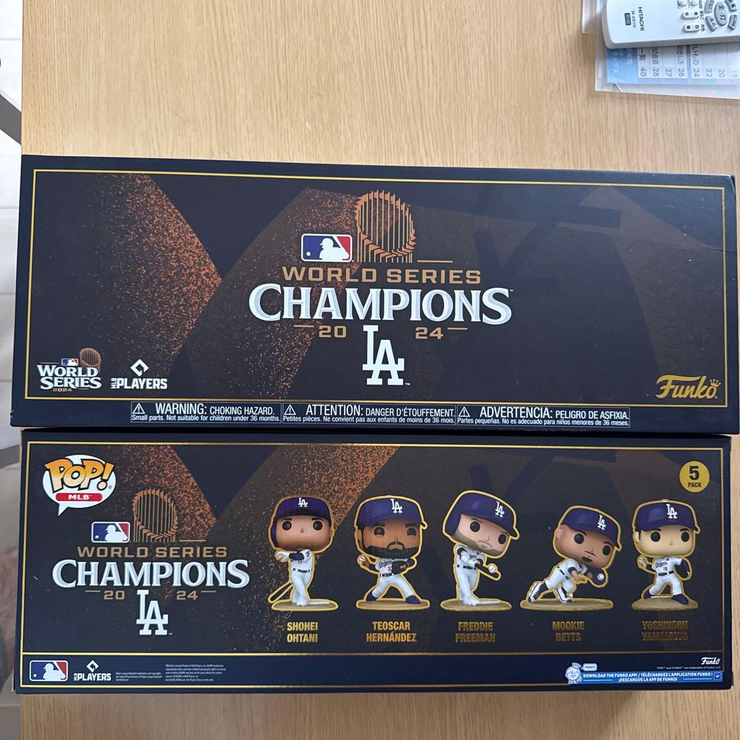 限定品！2024年ドジャース ワールドシリーズフィギュアセット 大谷 山本