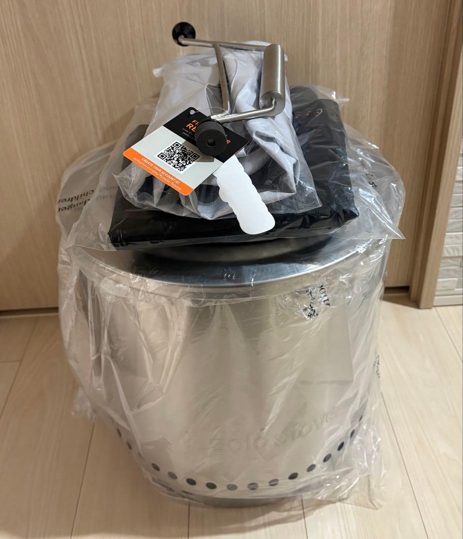 ソロストーブ レンジャー（旧型）、ケース、蓋、シェルター、ハンドル セット販売