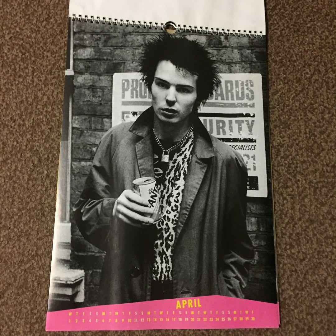 セックス・ピストルズ 2009年カレンダー ディリー・ミラー社