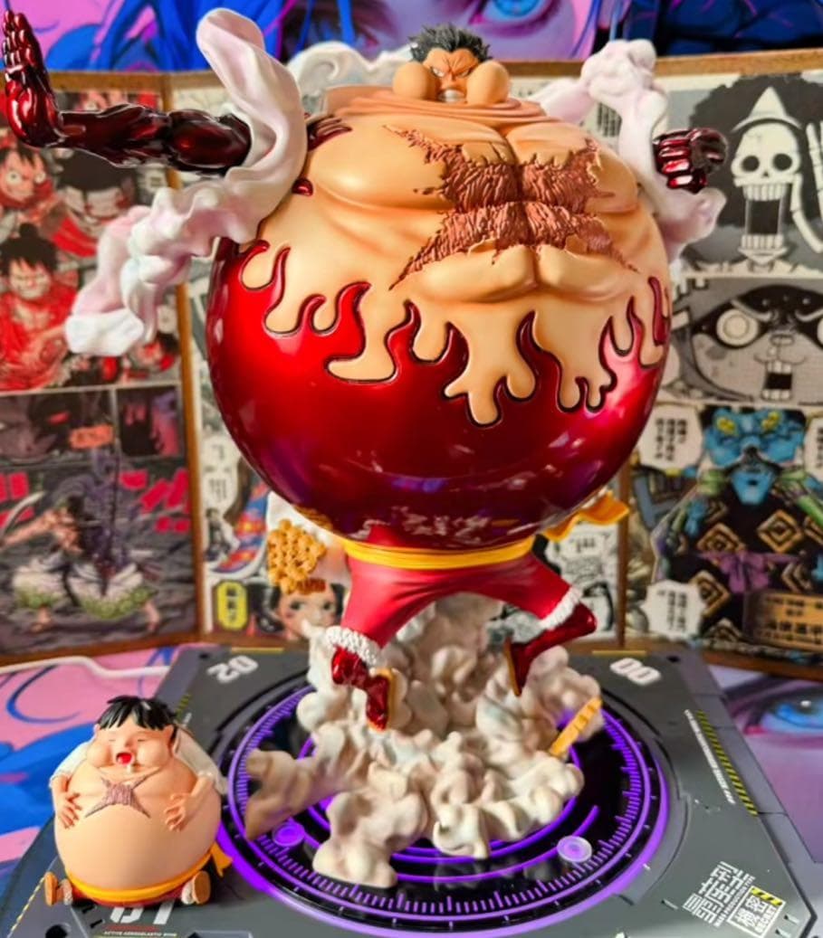 ワンピース BT ギア4の ルフィ ガレージキット スタチュー フィギュア