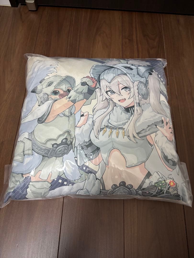 モンスターハンターワイルズ×ホロライブ スクエアクッション カプコン限定 4種