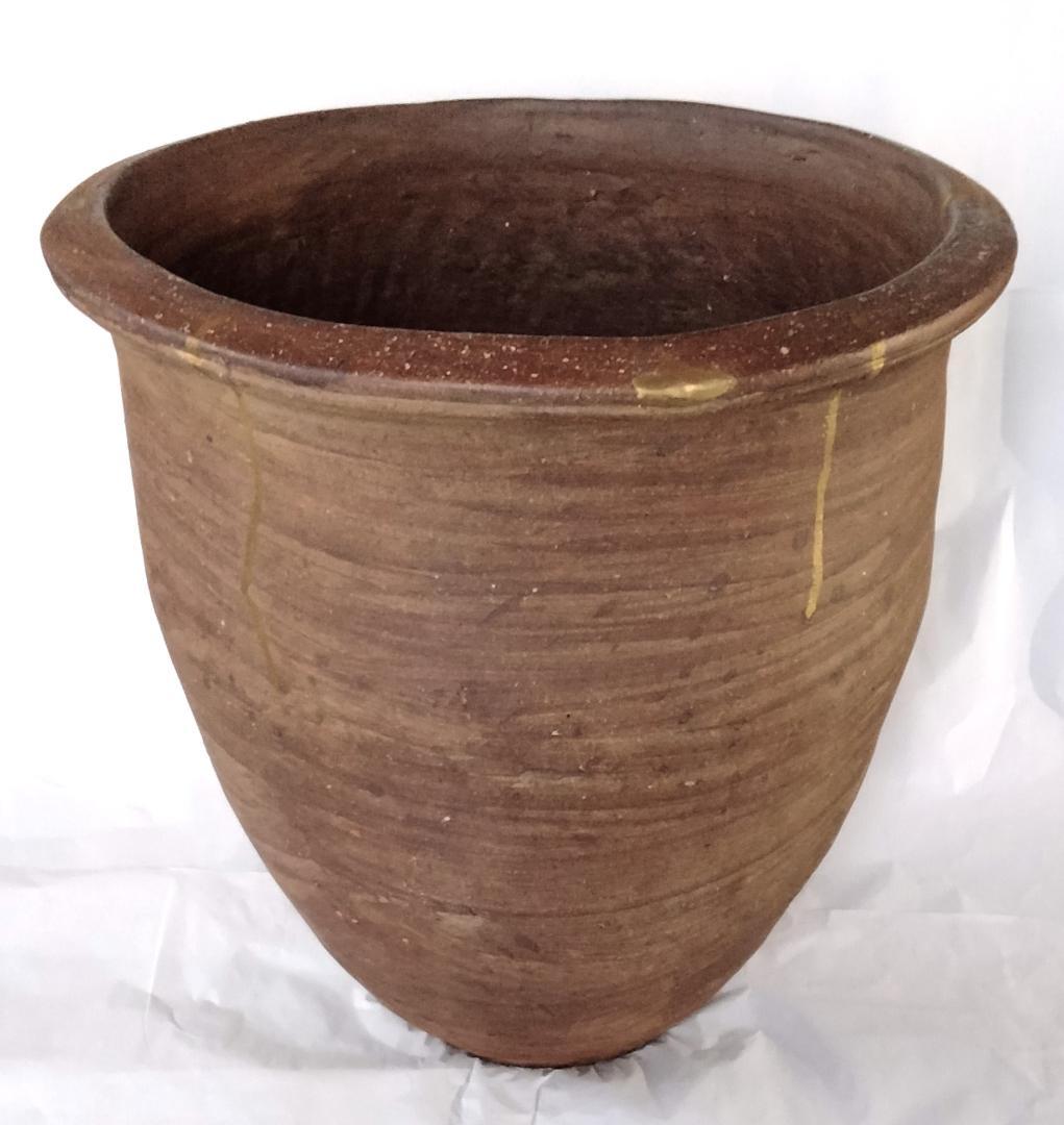 甕 素焼き スズメ蜂の巣模様 エリー242