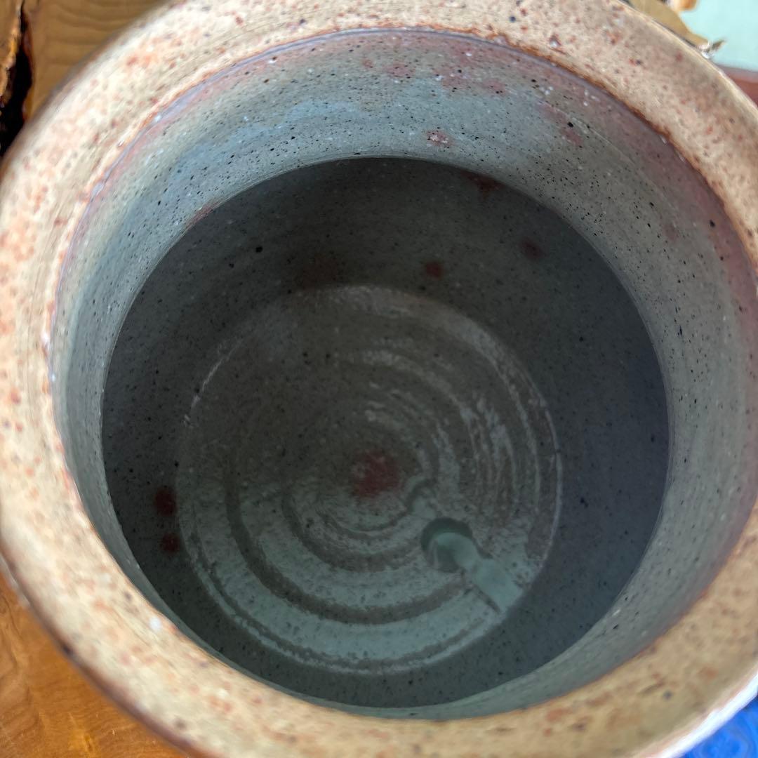 三島焼 水指 韓国現代陶芸家 墨田 金太漢 茶道具 共箱