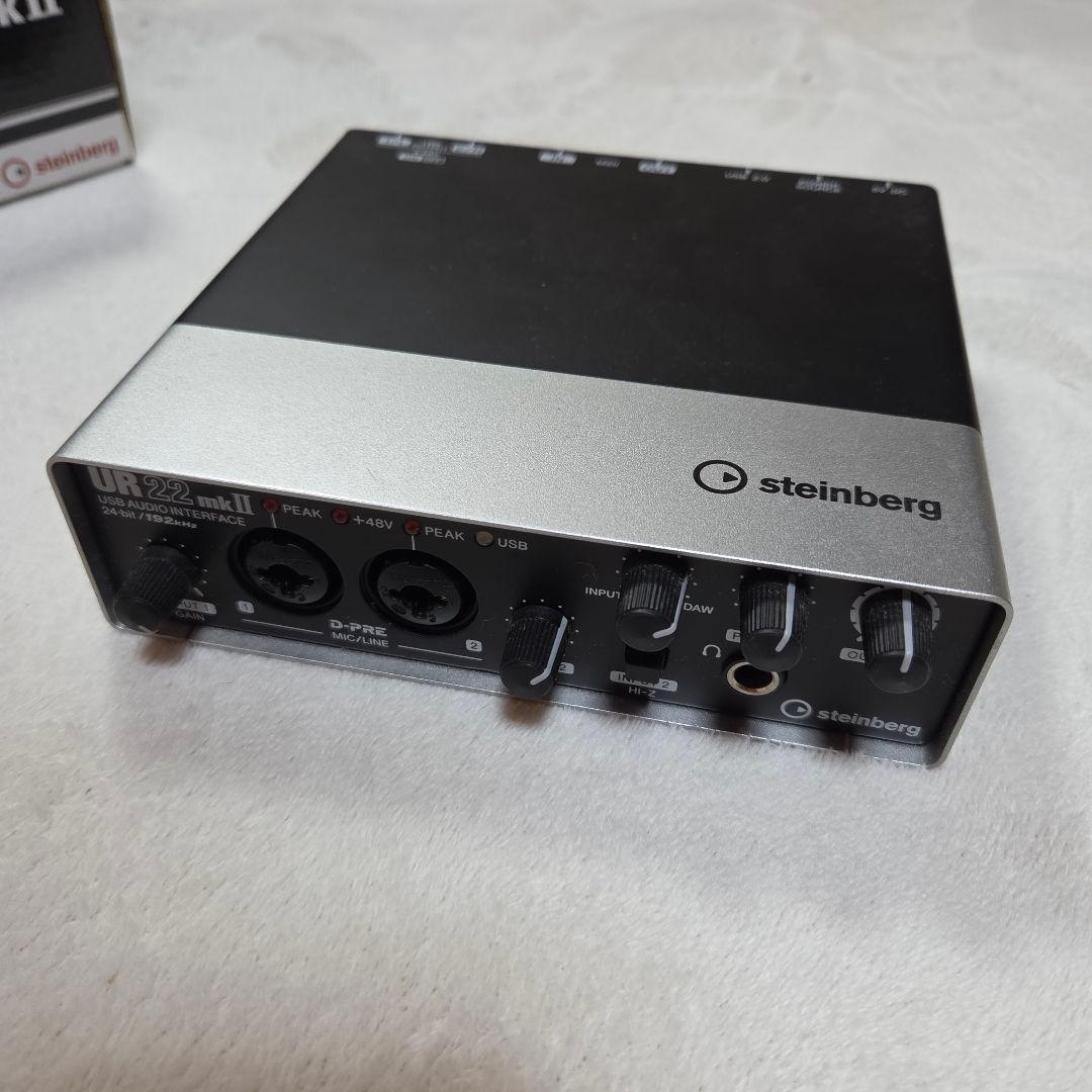 steinberg UR22 mkⅡ オーディオインターフェース USBケーブル