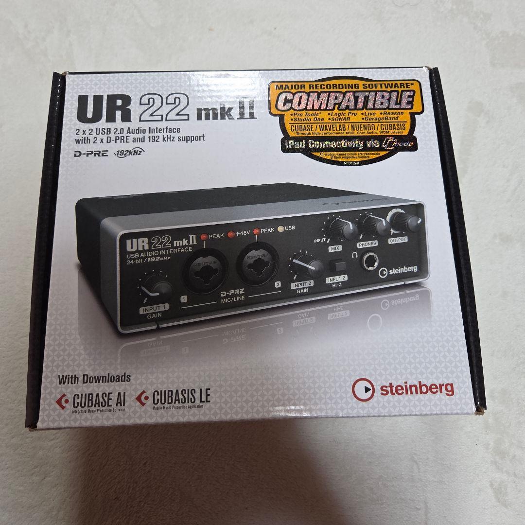 steinberg UR22 mkⅡ オーディオインターフェース USBケーブル