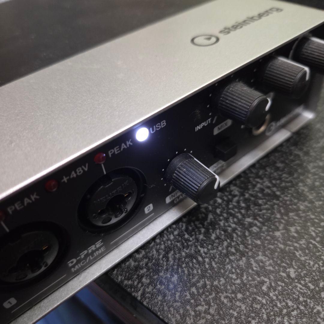 steinberg UR22 mkⅡ オーディオインターフェース USBケーブル