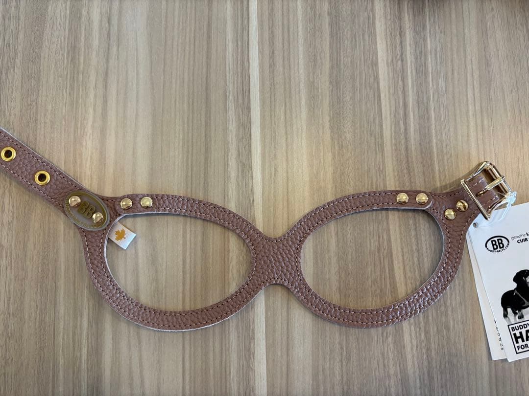 BB レザー ハーネス Latte 3.5号