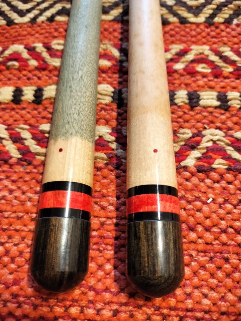 入手困難！◎メウチ キュー ブラックローズ 未使用シャフト1本＆ケース付き