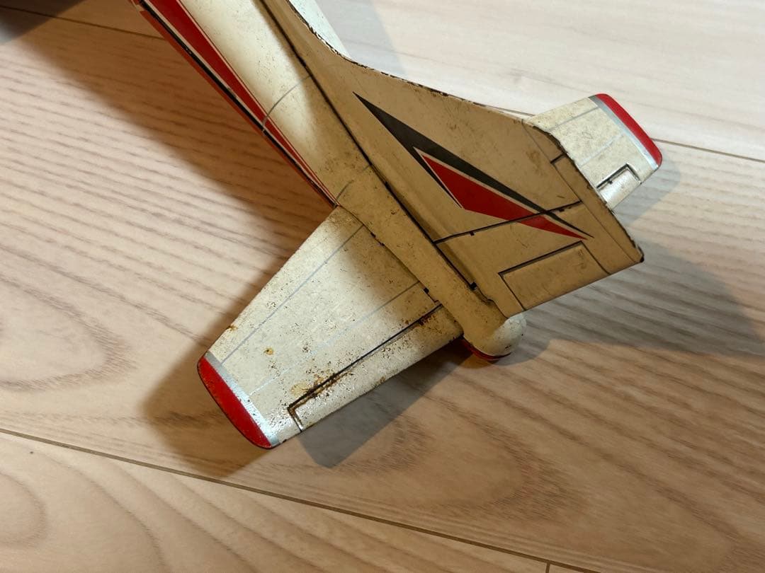 アサヒ 旭玩具 パイパー ツイン コマンチ 70年代　ブリキ　飛行機 日本製