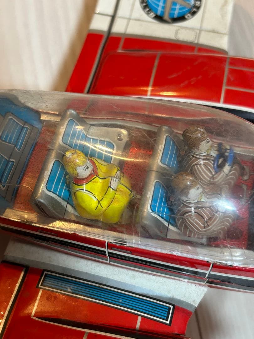 アサヒ 旭玩具 パイパー ツイン コマンチ 70年代　ブリキ　飛行機 日本製