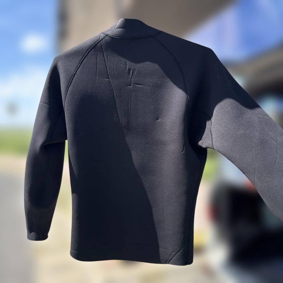 AXXE ブラック ロングジョン ウェットスーツ 膝パッド付き　 上下セット