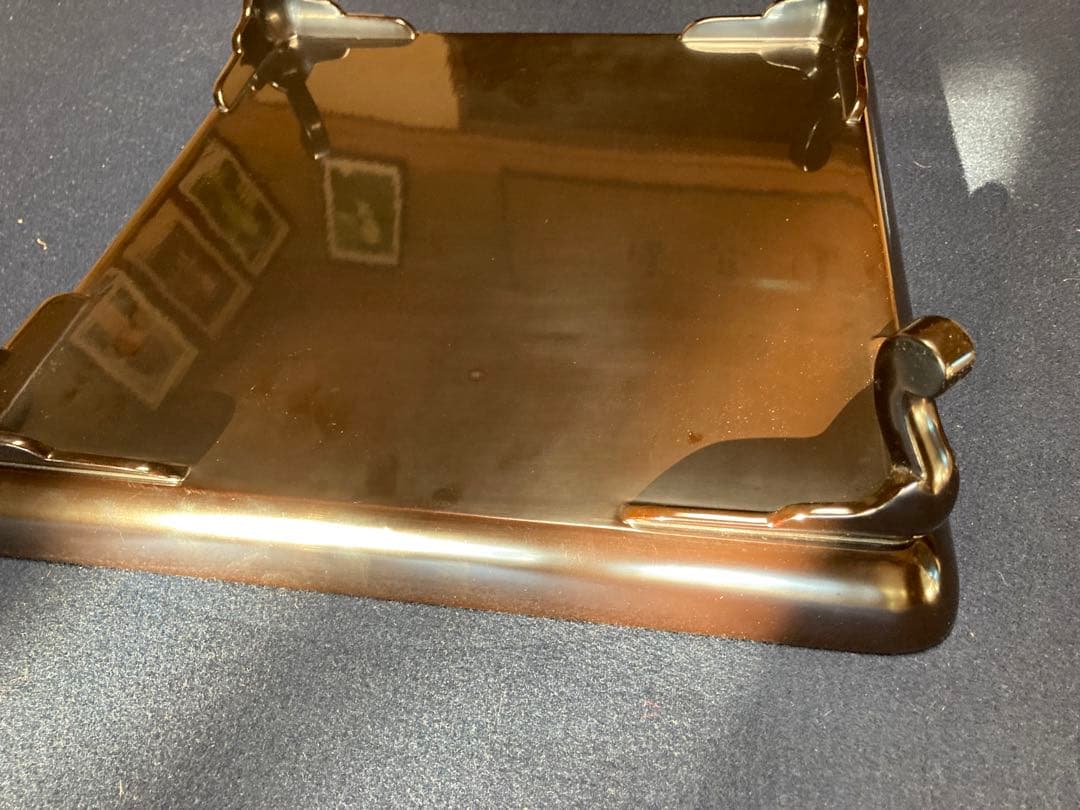 漆器 四角形 膳 5組セット金蒔絵装飾