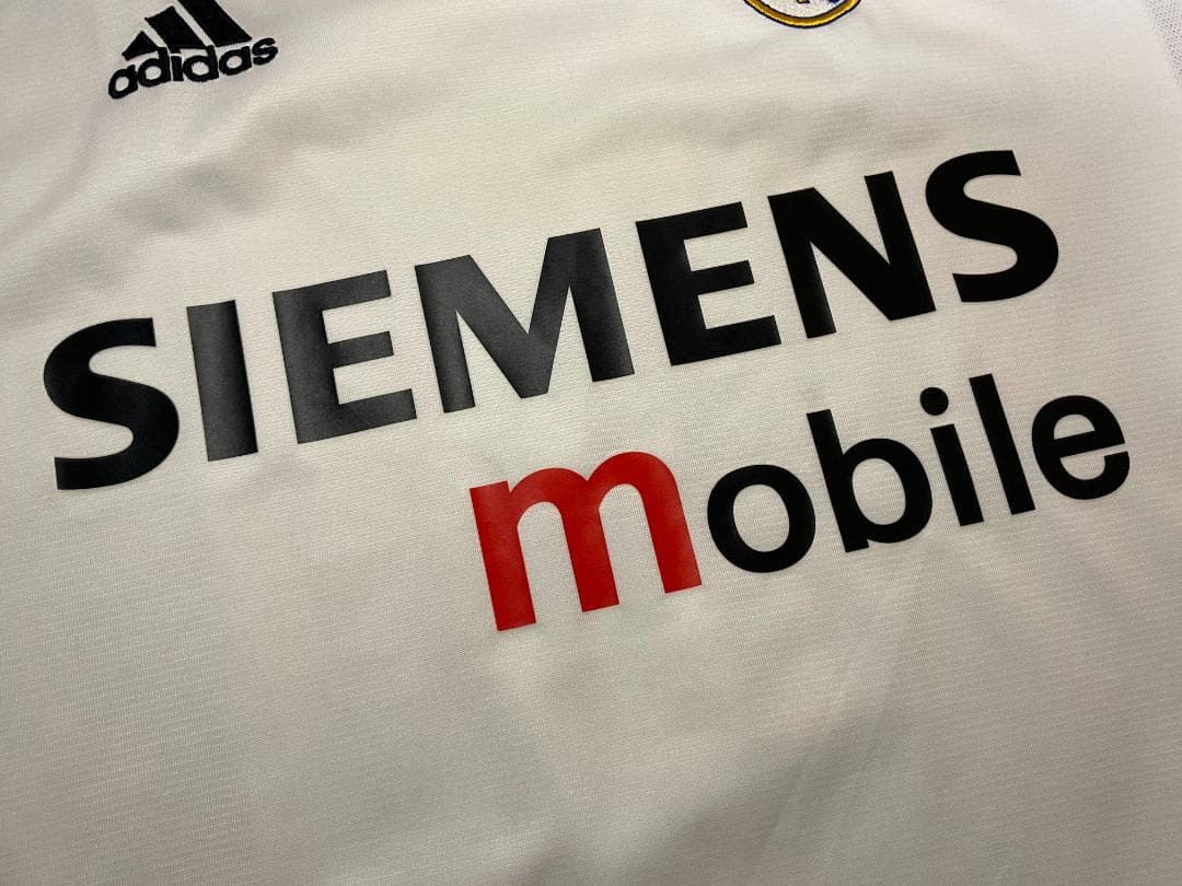 レアルマドリード ジダン ユニフォーム adidas 半袖 US「M」サイズ