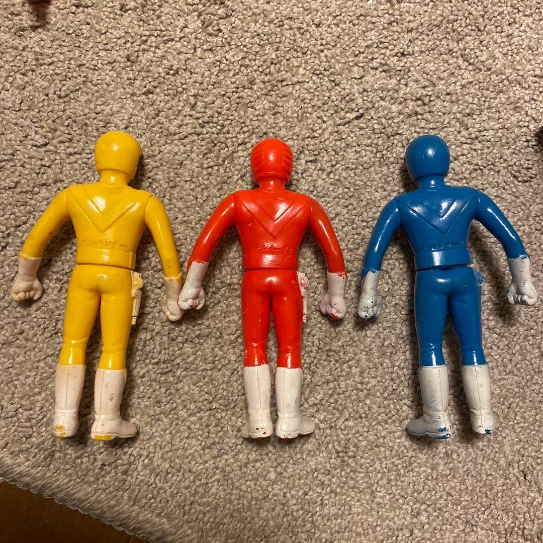 太陽戦隊サンバルカン　ソフビ　ポピー　当時物　年代物