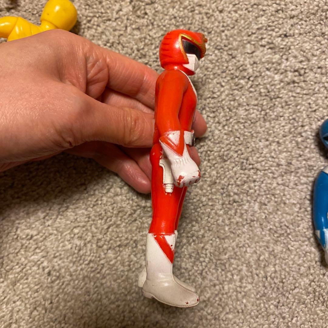 太陽戦隊サンバルカン　ソフビ　ポピー　当時物　年代物