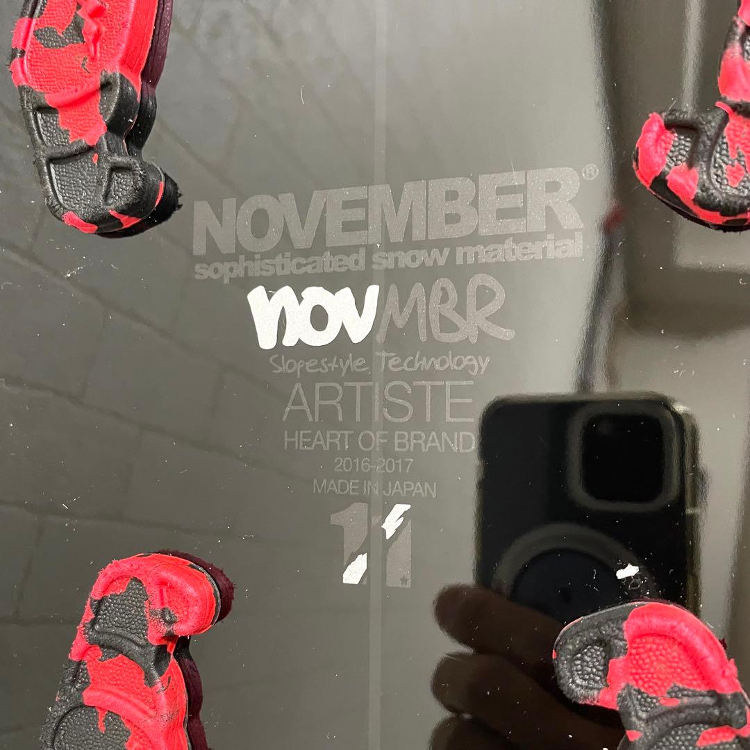 美品　ノベンバー　NOVEMBER ARTISTE ブラックリミテッド　152