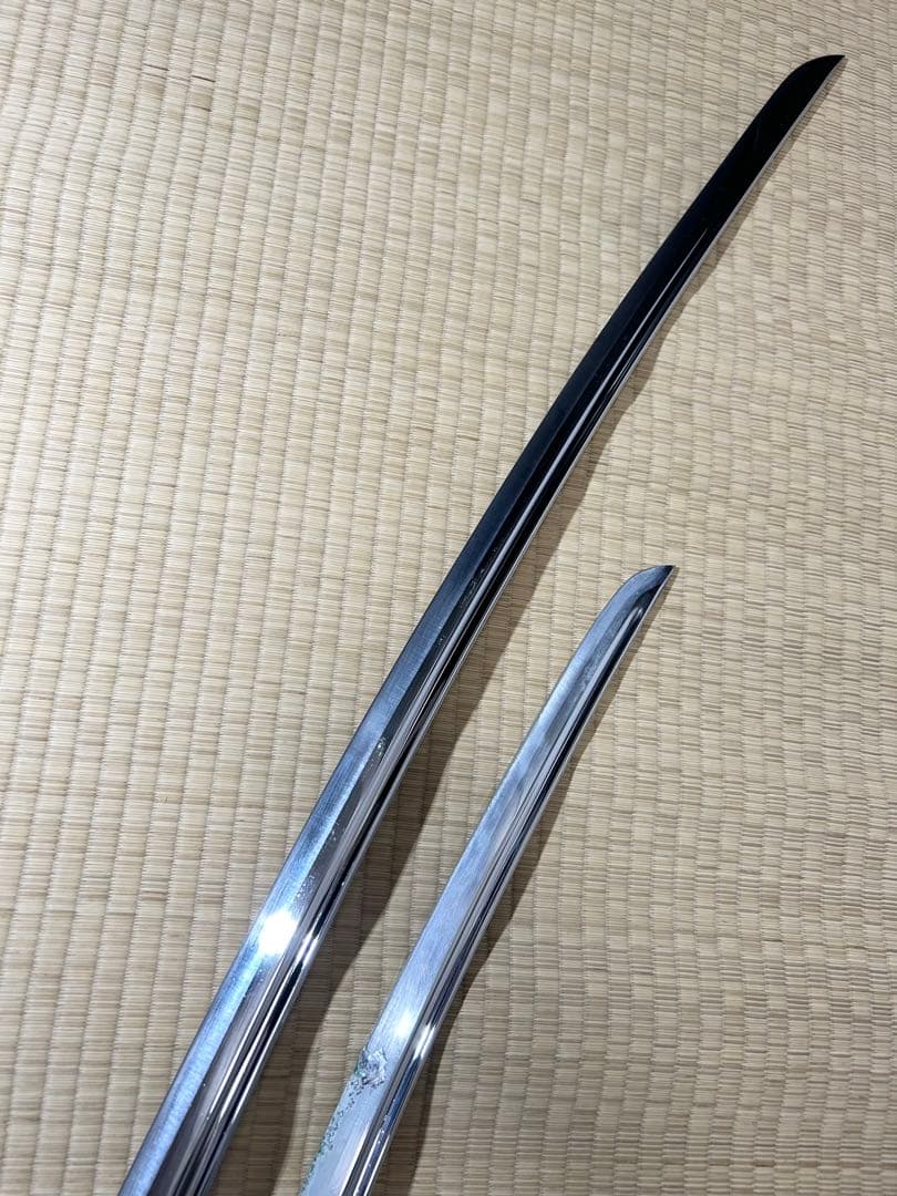 模造刀 太刀 脇差し 2本セット！　※刀身に樋あり（バラ売り不可）【M02】