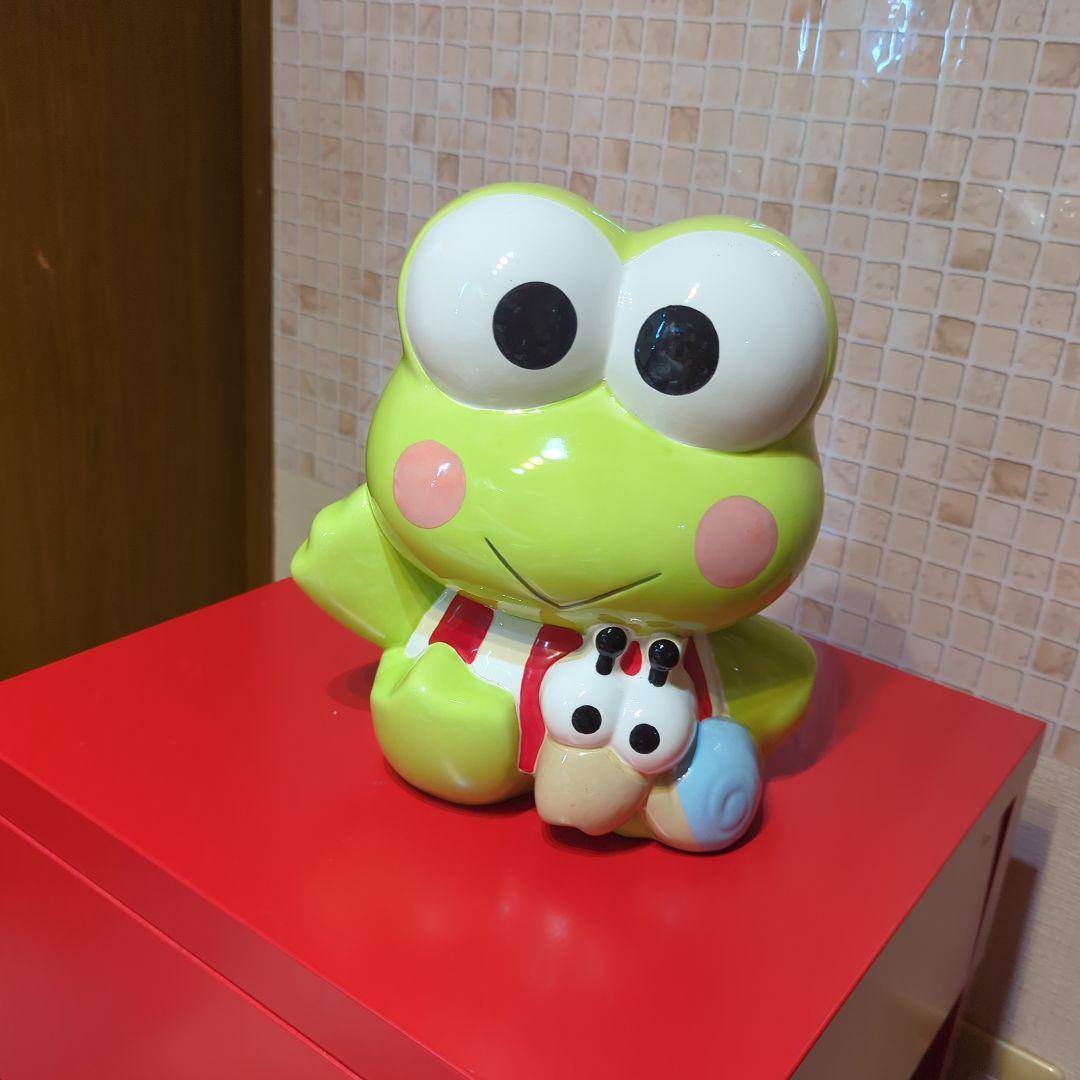 SANRIO・サンリオ・けろけろけろっぴ・当時物・陶器・貯金箱・大きめ・単品