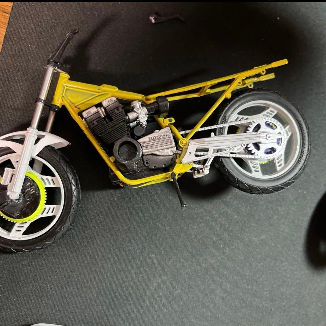 俺のマシン バイク プラモ 1/12 アオシマ CBX400F ジャンク