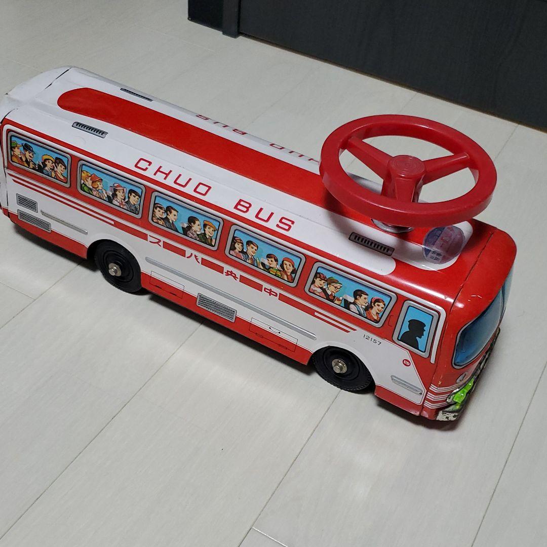 中央バス　ブリキ　イチコー金属玩具　レトロ