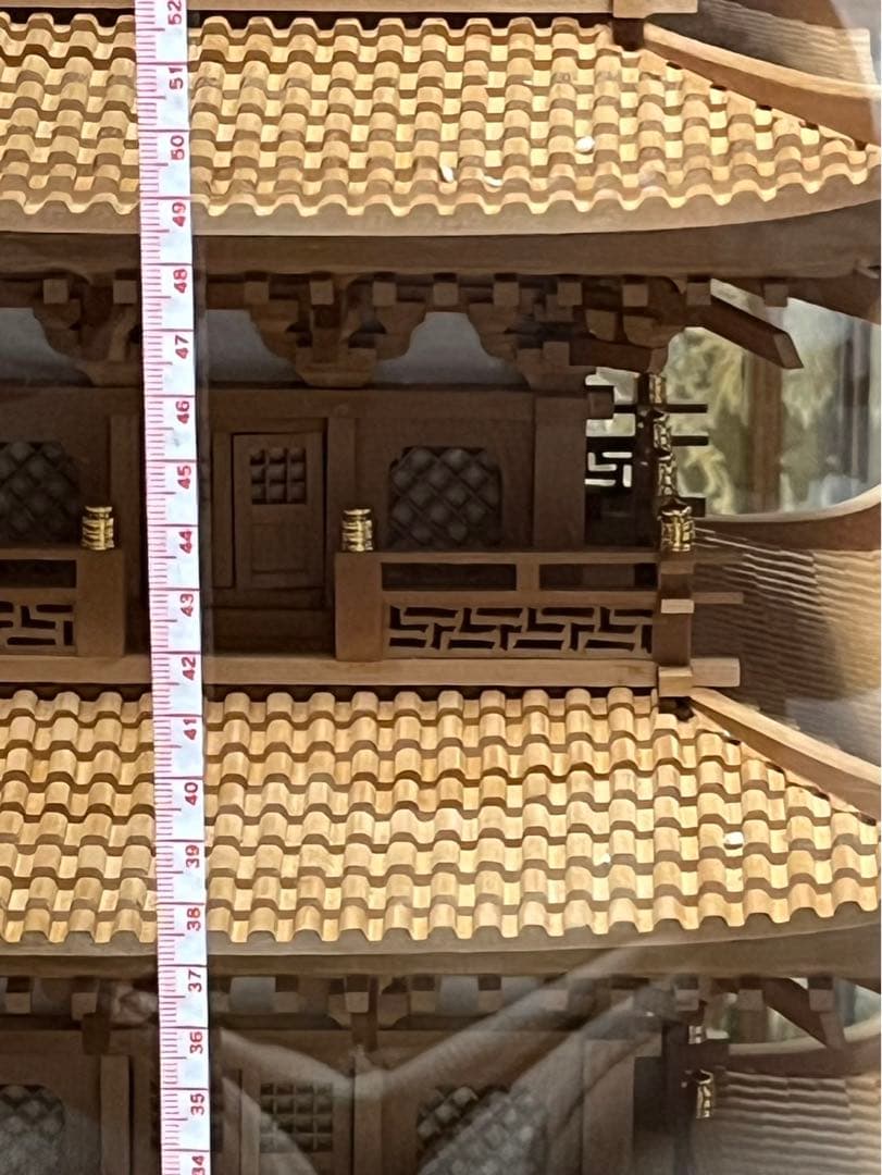 【美品】五十塔　ガラスケース付き