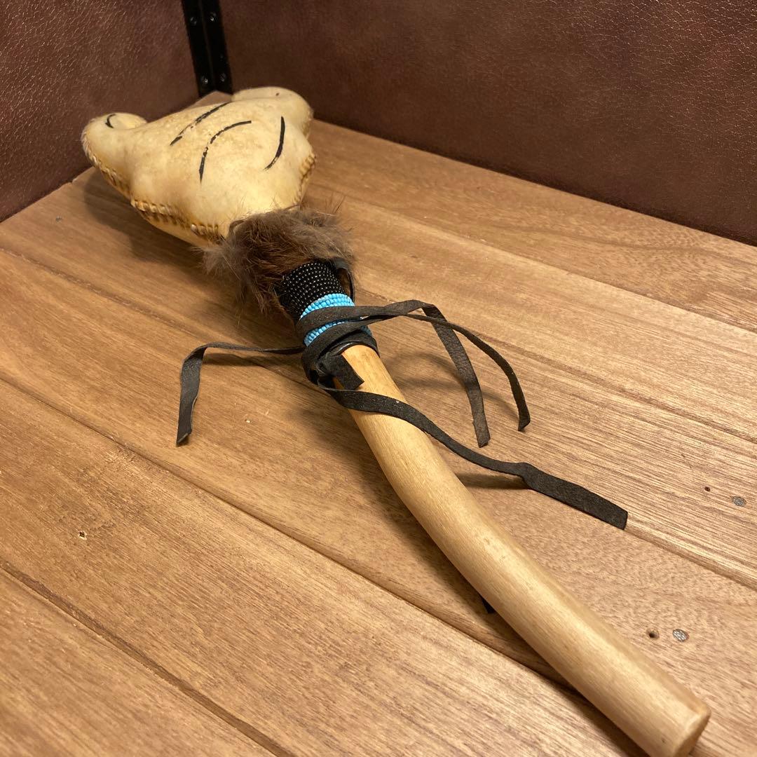 US仕入れ ネイティブアメリカン ビンテージステッキ 杖インディアンナバホUSA