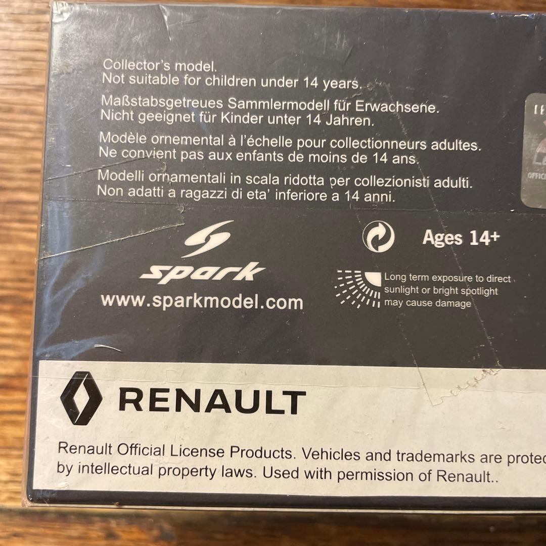 絶版　1/43 スパーク　ルノー　アルピーヌ　A442 1977年　ルマン24時