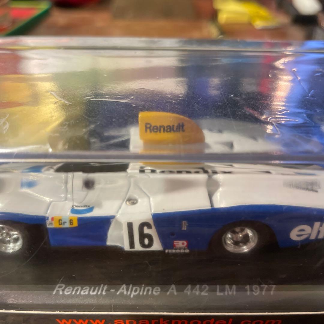 絶版　1/43 スパーク　ルノー　アルピーヌ　A442 1977年　ルマン24時