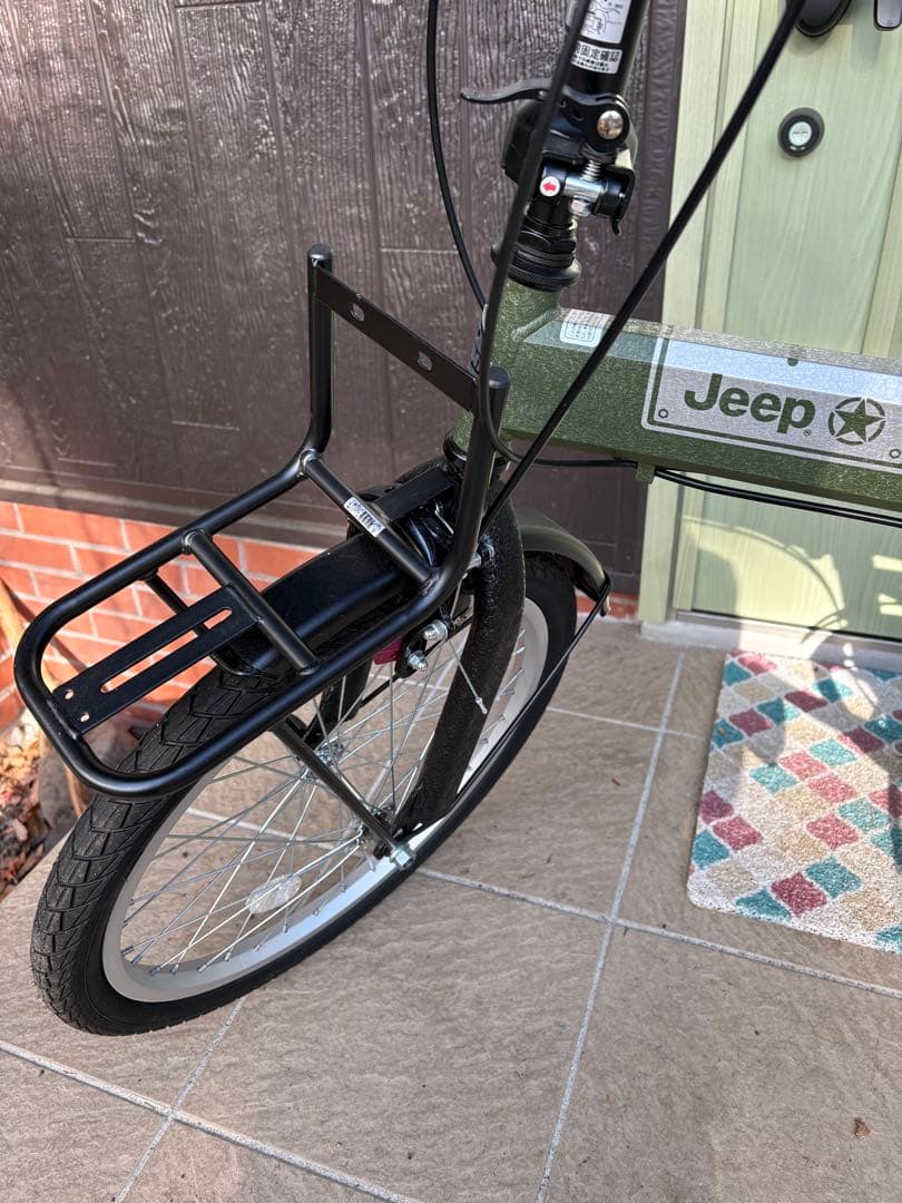 S*5様 Jeep 折りたたみ自転車 JE-206G (オリーブ) 現行モデル
