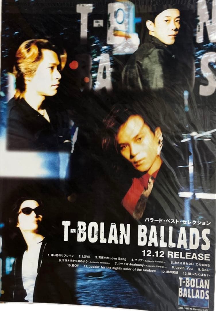 T-BOLAN 告知ポスター8枚セット 出品今週中まで。