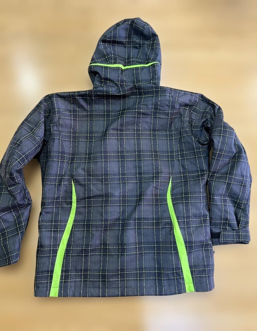 Phenix スキー中綿入りウェア メンズ ブラック/グリーン 上/ｌ　下/ｍ