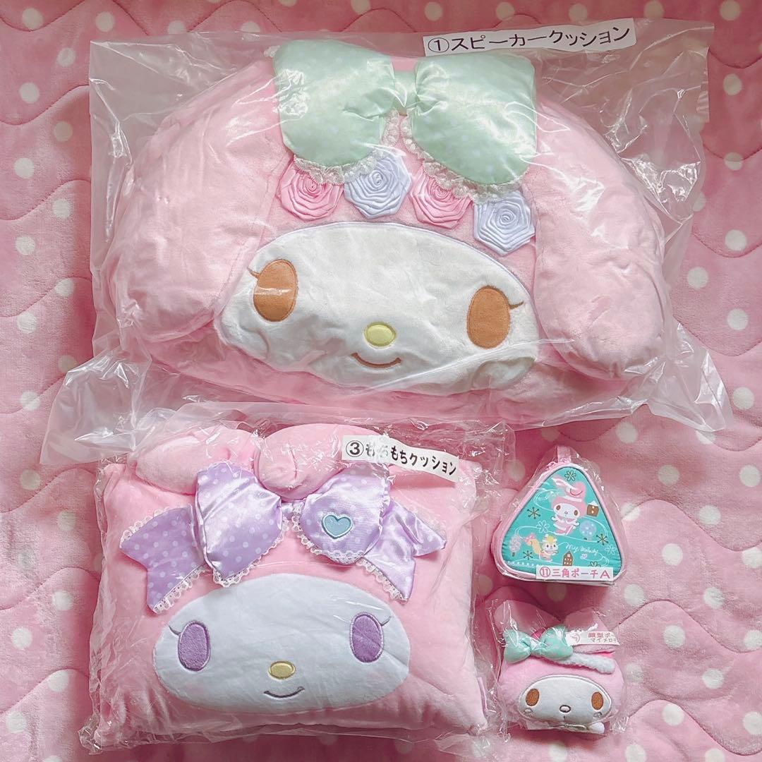 ♡ マイメロ スピーカークッション もちもちクッション ポーチ ♡