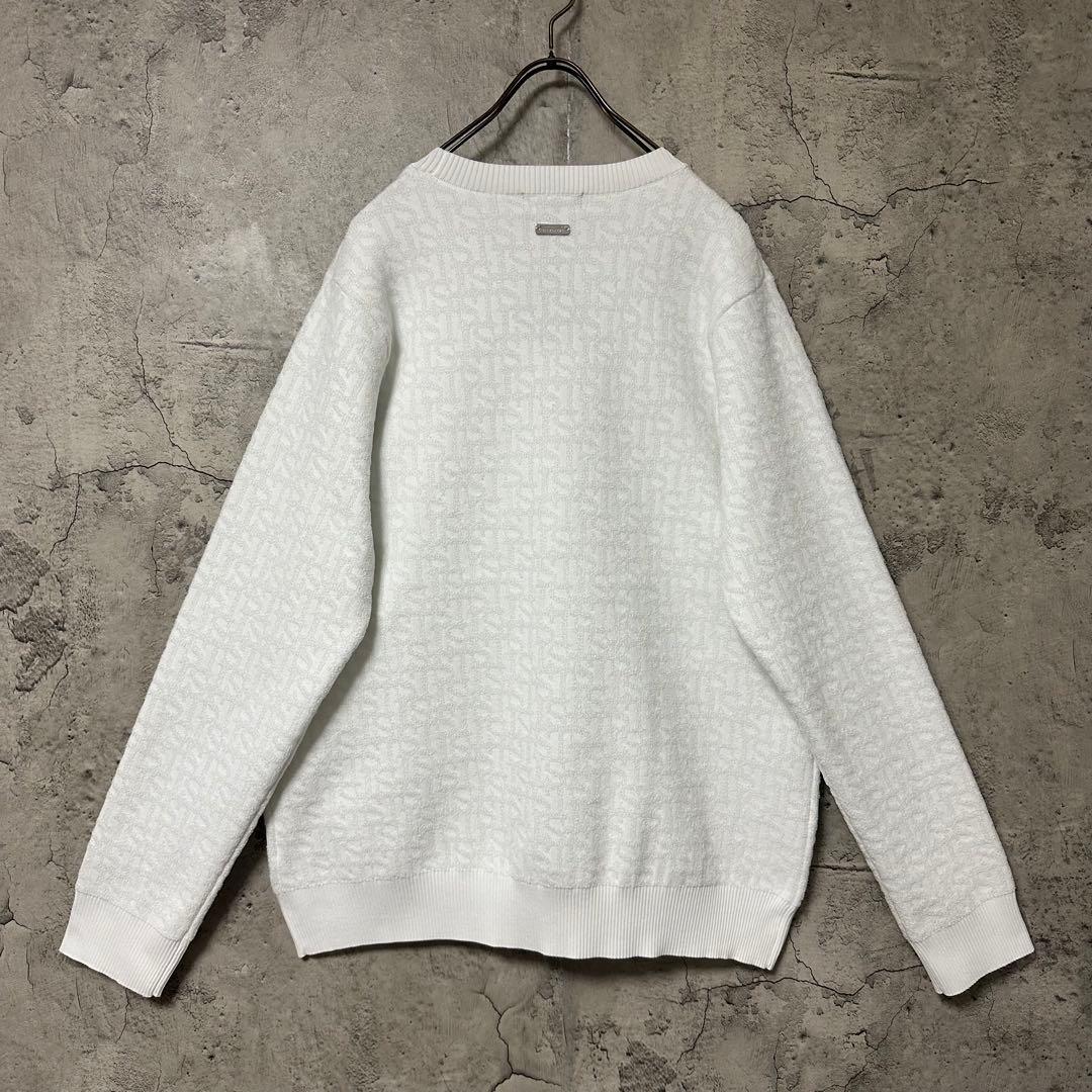 【超人気◎】St ANDREWS　ニット　ジャガード　総柄　刺繍　新品タグ付き◎