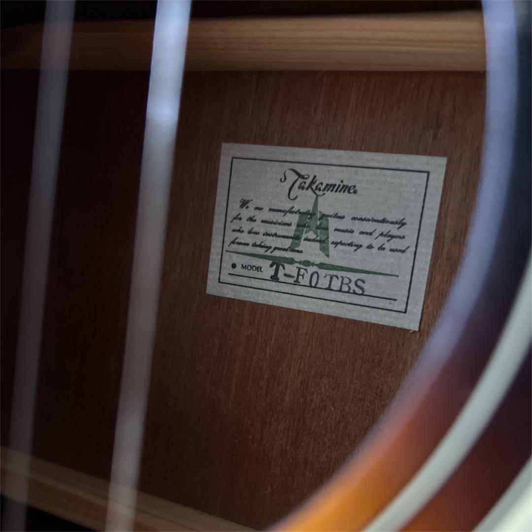 【CoCo様】Takamine アコースティックギター タカミネ T-F0TBS