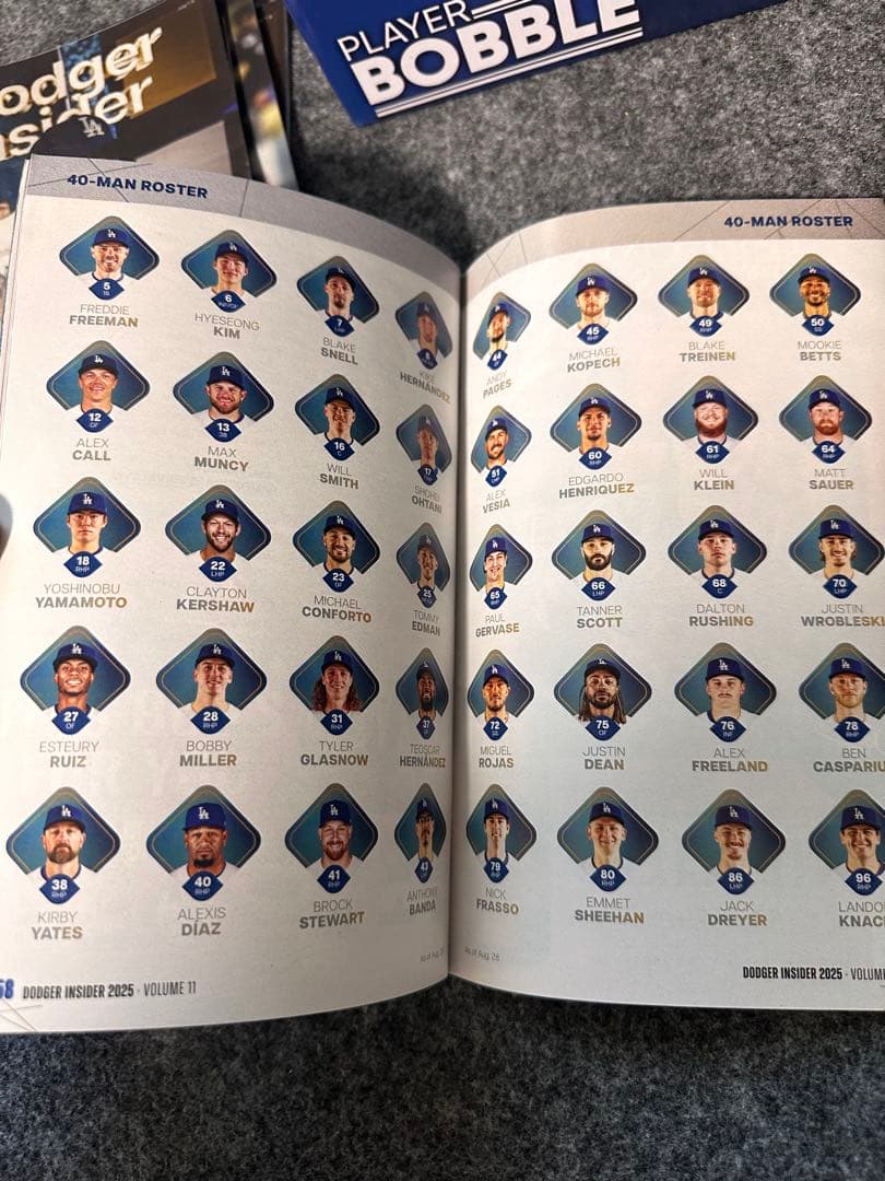 ドジャースチャンピオンズ バッチ2025+公式ボール