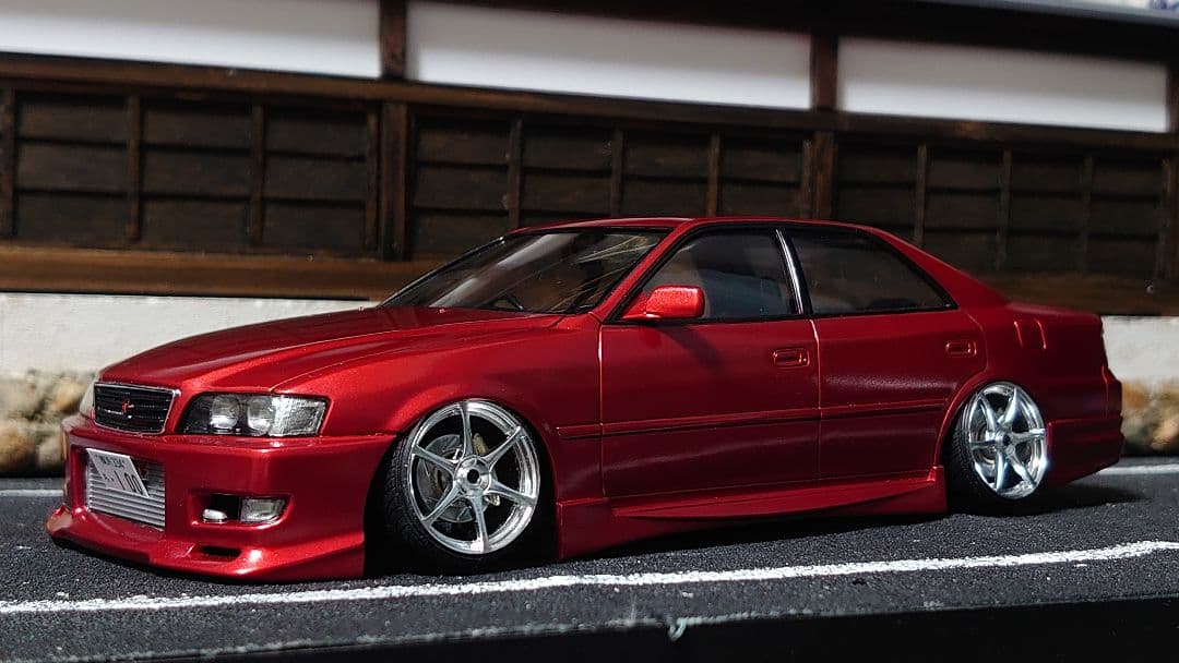 1/24 アオシマ ブリッツ チェイサー 神奈川仕様 完成品