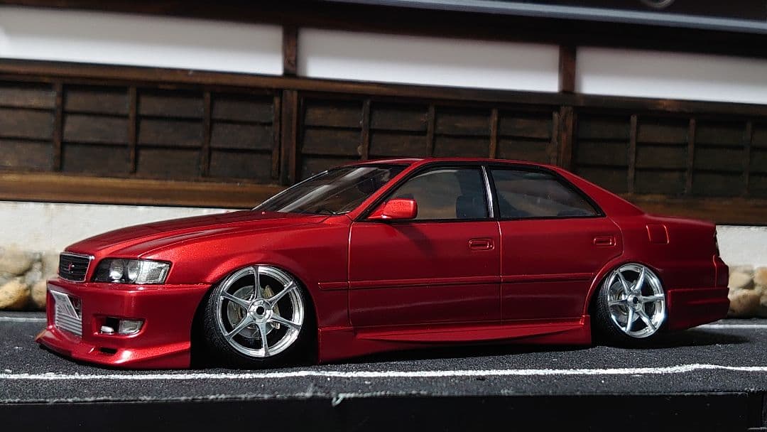 1/24 アオシマ ブリッツ チェイサー 神奈川仕様 完成品