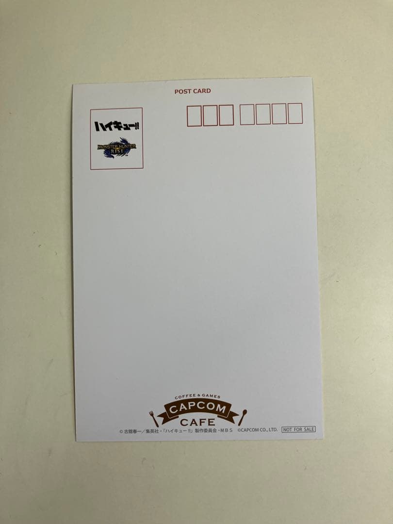 ハイキュー!! ポストカード モンハン カプコンカフェ 宮侑