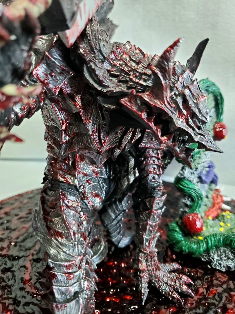 リペイント ベルセルク一番くじ A賞B賞 ガッツ フィギュア 赤渦台座 箱付き