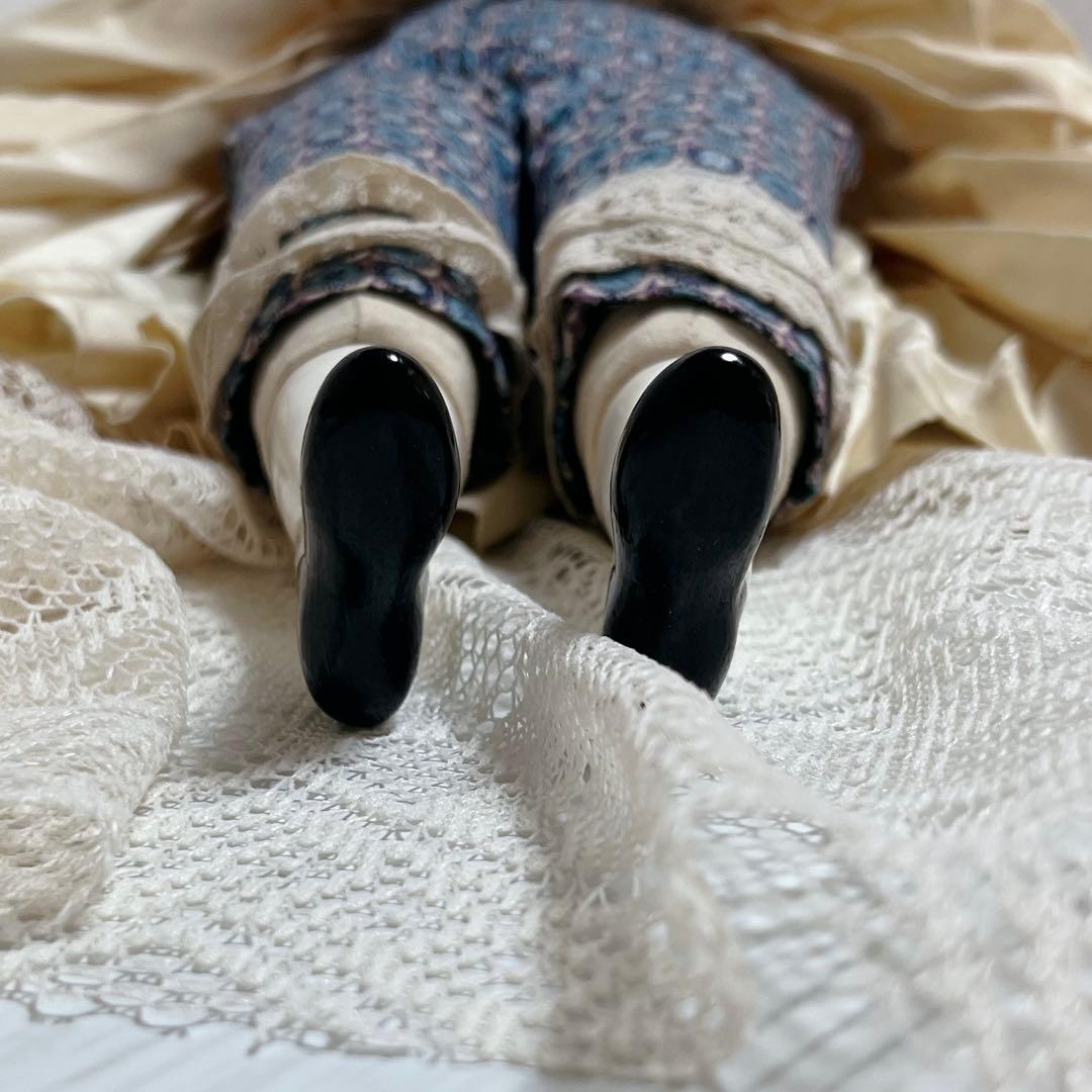 【希少！】チャイナヘッドドール アンティーク ビスクドール 陶器人形　35cm