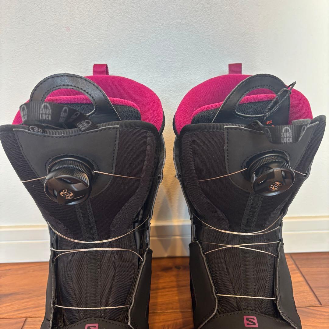 SALOMON スノーボードブーツ 24.5 SCARLET BOA サロモン