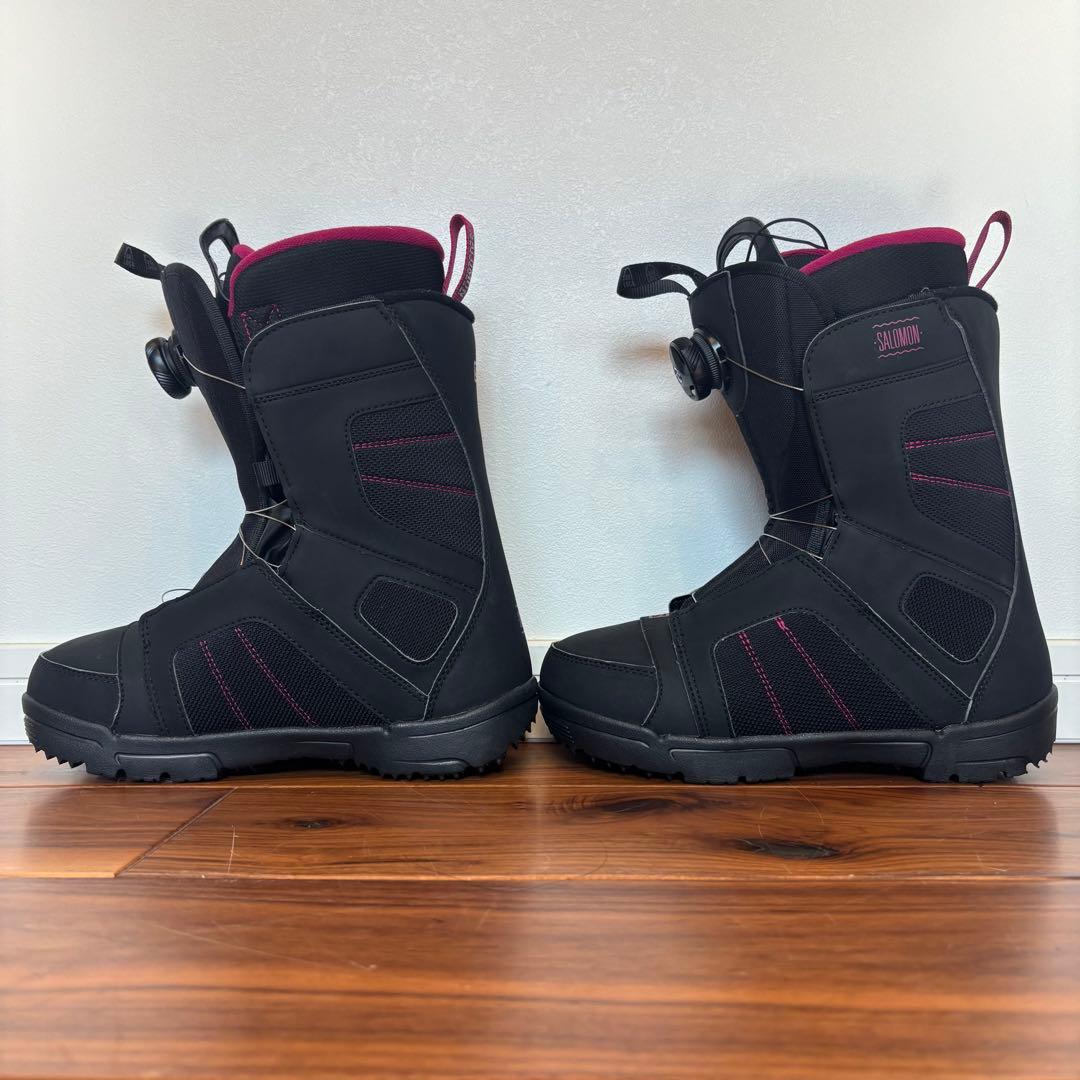 SALOMON スノーボードブーツ 24.5 SCARLET BOA サロモン